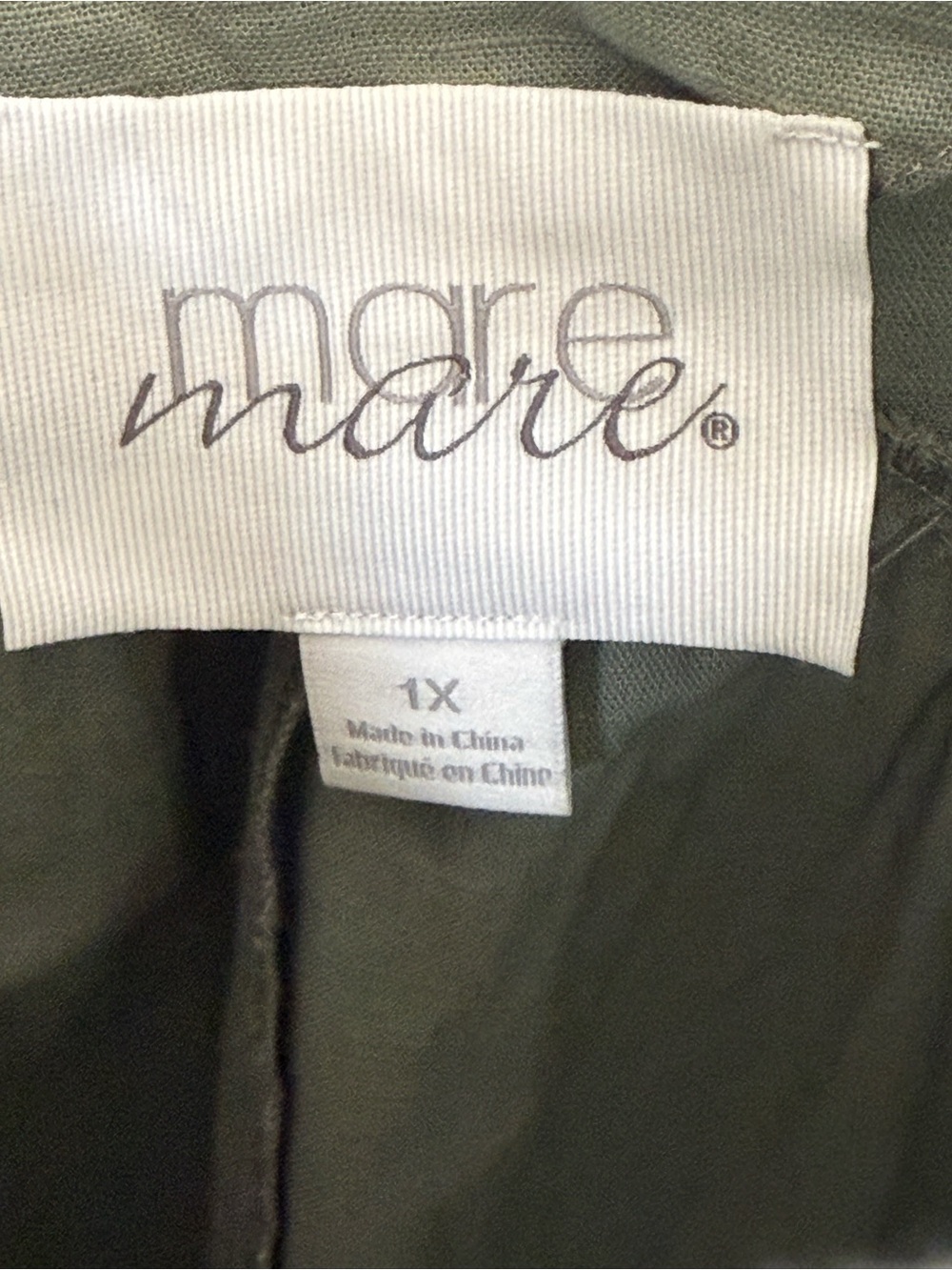 Anthropologie Mare Mare Linen Blend Bubble Sleeve Lace Up Midi Dress 1X - Picture 6 of 7